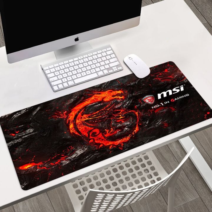 MSI Mouse Pad Large XXL Gamer Anti Slip Rubber Pad Gaming Mousepad To