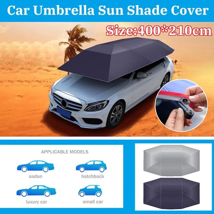 X M Portable Outdoor Car Tent Umbrella Roof Cover Uv Protection