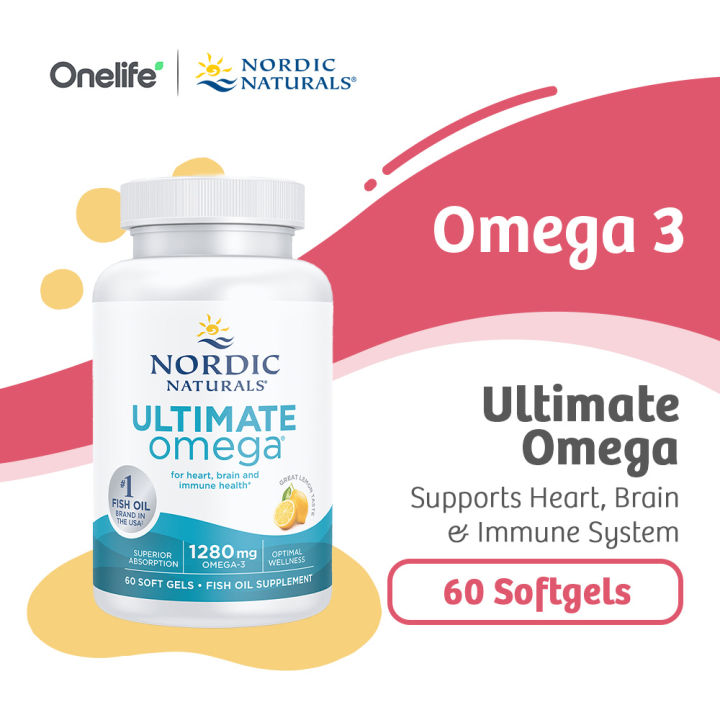 Nordic Naturals Ultimate Omega Mg Omega Epa And Dha Softgels