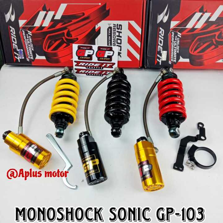 Monoshock Tabung Pisah Fleksibel Sonic 150 Supra GTR Ride It GP 103