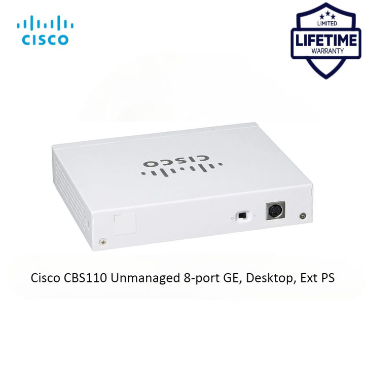 Cisco CBS110 Unmanaged Switch 8 Port GE Desktop Ext PS CBS110 8T D