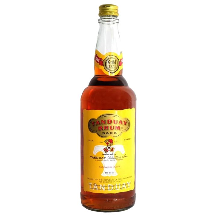 Hot Tanduay Dark Rhum 5 Year Old 700ml Lazada PH