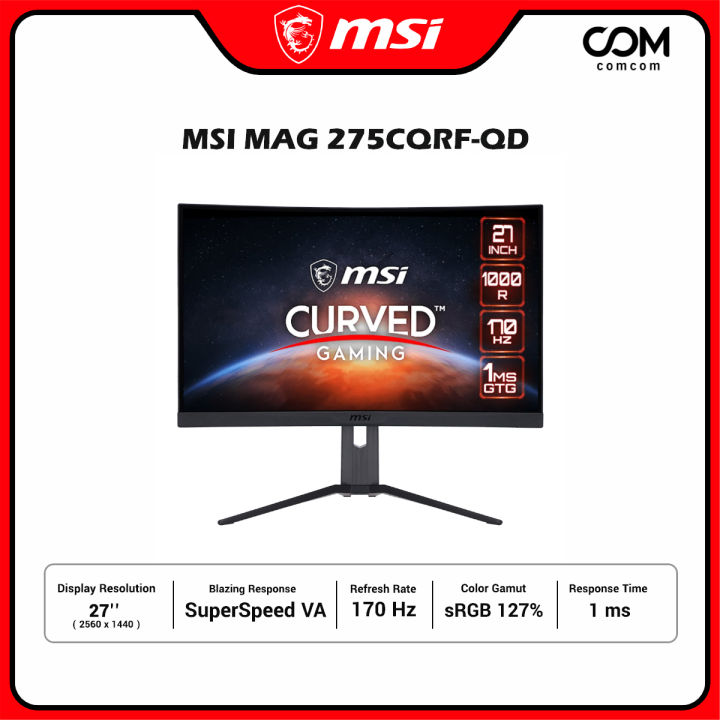 MONITOR MSI MAG 275CQRF QD 27 VA WQHD 1ms 170Hz Lazada Co Th