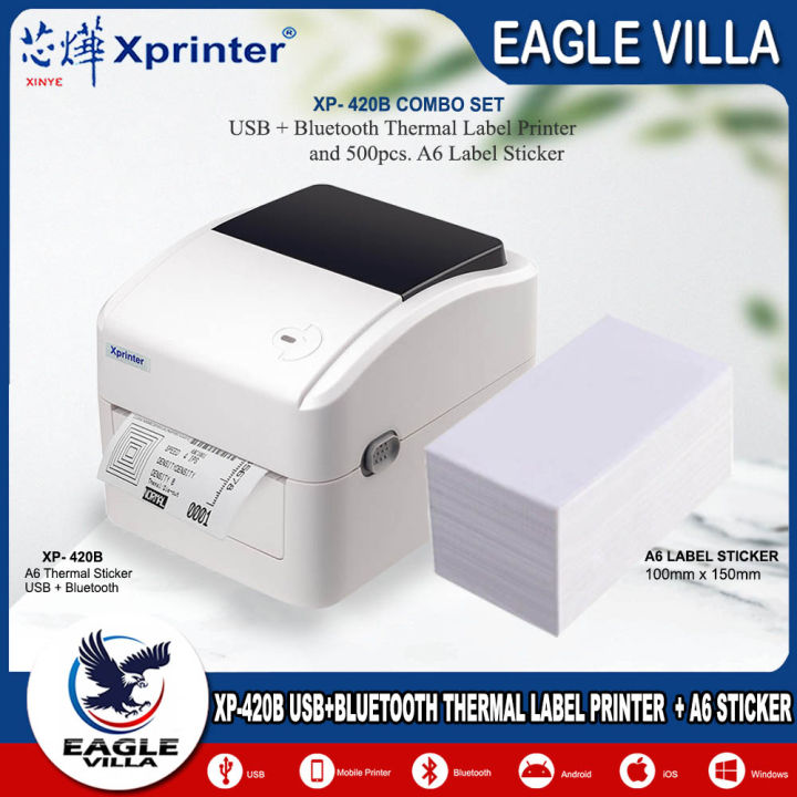 Eagle Villa Xprinter Xp B Airway Bill Printer With A Sticker Paper