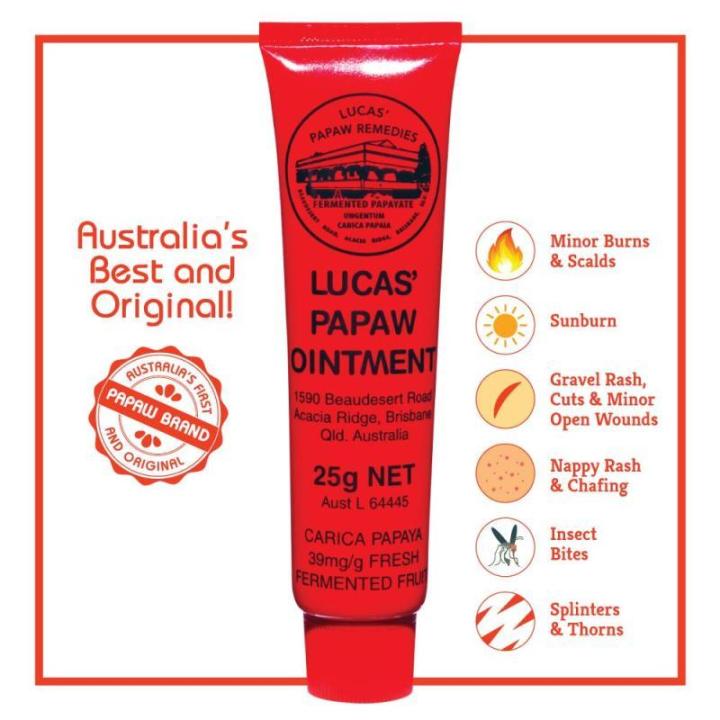 Lucas Papaw Ointment Gr Salep Lip Balm Pelembab Bibir Lazada Indonesia