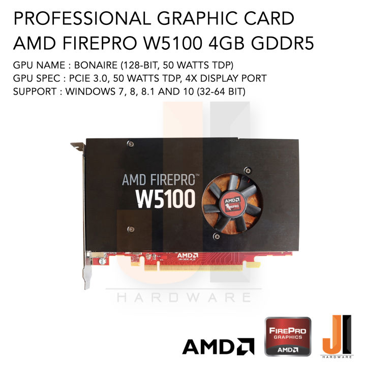 Professional Graphic Card Amd Firepro W Gb Bit Gddr