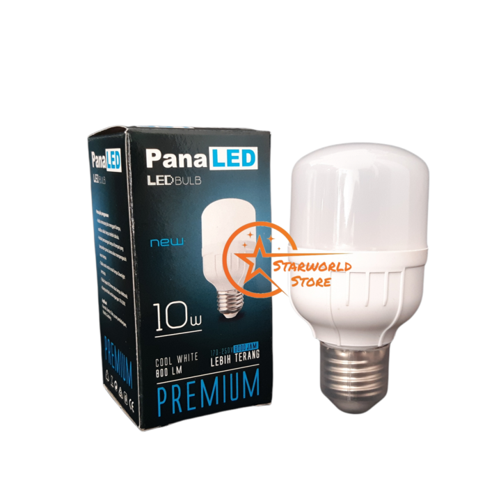 PANALED Premium Lampu Bohlam LED Bulb 10 Watt Cahaya Putih Lazada