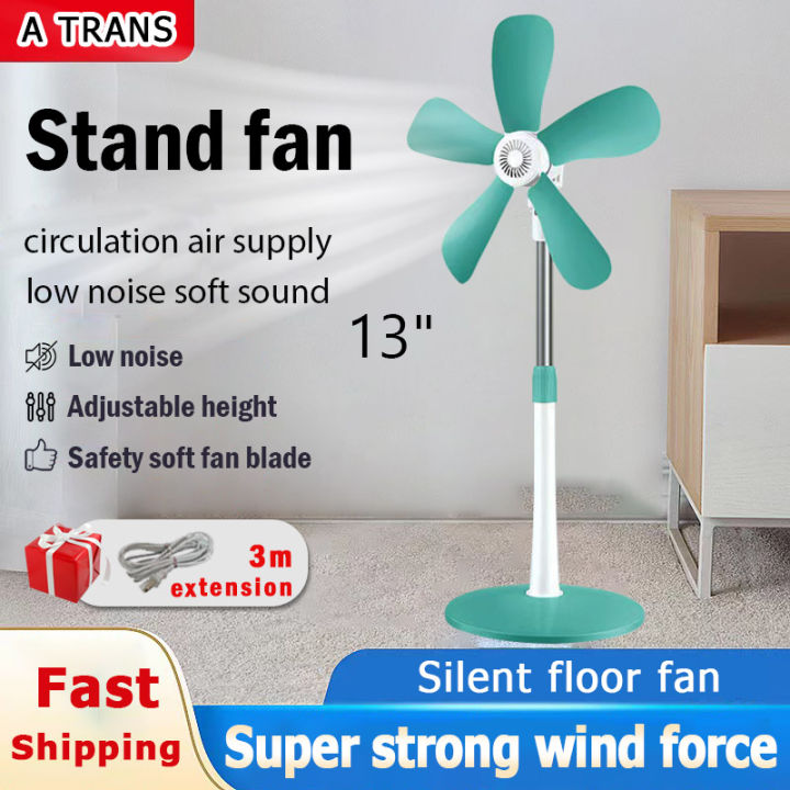 Kipas Stand Fan 13 Inch Dc Standing Fan Air Circulation Fan Portable