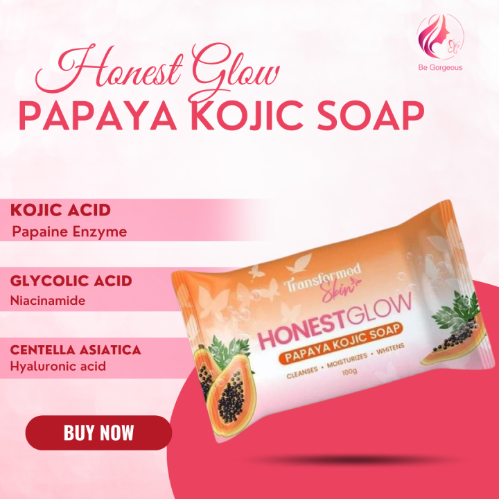 Honest Glow Kojic Papaya Soap Bar Lazada Ph