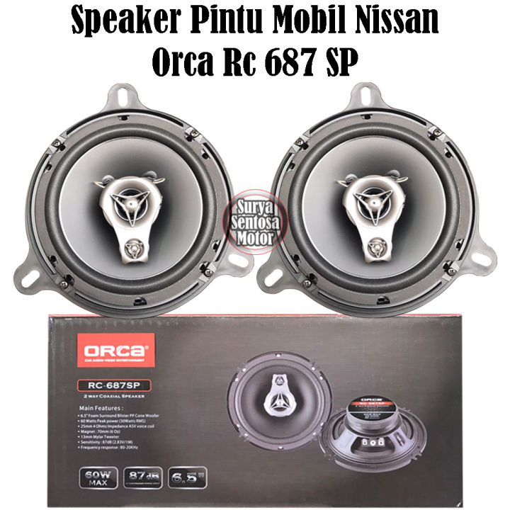 Speaker Pintu Mobil Nissan Orca Oem Look Coaxial Way Inchi Grand