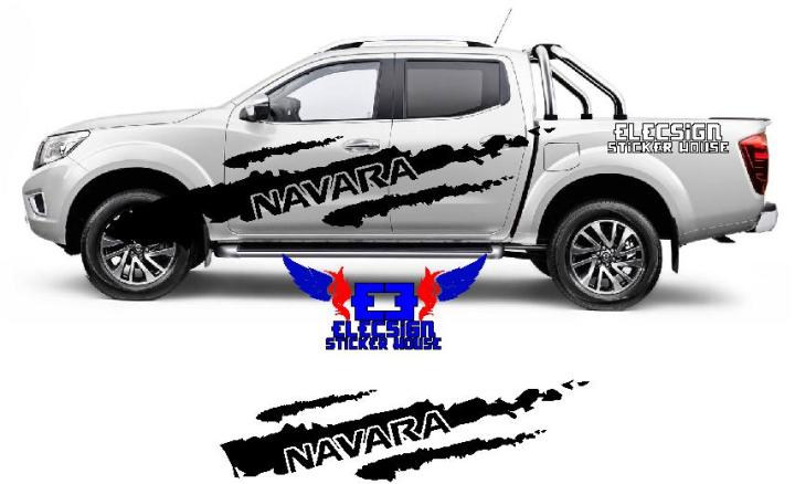 Nissan Navara Body Decal Sticker N Lazada