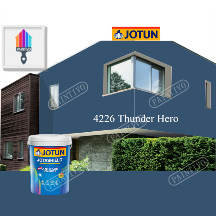 4226 Thunder Hero 15L Jotun Jotashield Antifade Blue Colour Exterior