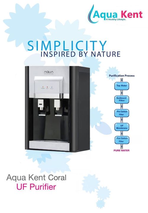Aqua Kent Coral Water Filter Dispenser Hot And Cold Large Capacity Made In Korea White