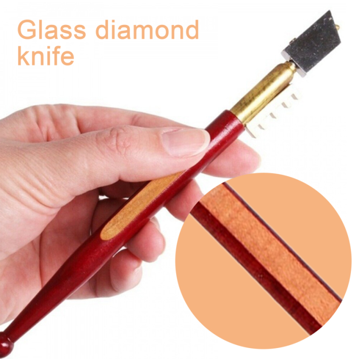 Portable Sharp Knife Glass Diamond Cutting Tool 17mm Single Diamond