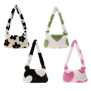 {Giao Hàng Nhanh} Thời Trang Phụ Nữ Mùa Thu Mùa Đông Tim Hoa In Sang Trọng Tote Túi Xách Túi Đeo Vai