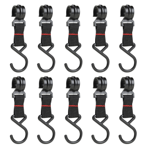 【New Arrival】5pcs/10pcs Cookware Hanging Rack Multifunctional Outdoor Tools Camping Moveable Hooks Moveable Storage Hook for Hiking