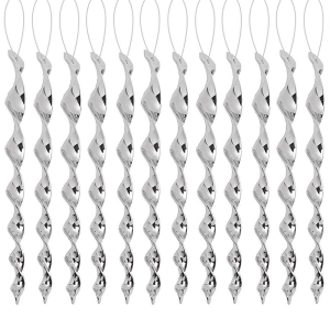COD [Free Shipping] Reflective Spiral Bird Deterrent Device for Outdoor Electric Insect Killer with Rotating Function to Keep Birds and Insects Away from Garden Areas