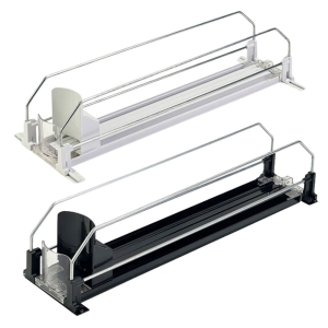 ที่เก็บเครื่องดื่มอัตโนมัติแบบพุชเชอร์สำหรับตู้เย็น จัดระเบียบเครื่องดื่มง่าย สแตนเลสแข็งแรง ทนทาน เหมาะสำหรับครัวและบ้าน