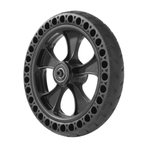 Shock Absorption Scooter Solid Tires with Axle Anti-Skid Hollow Vacuum Tyre Part