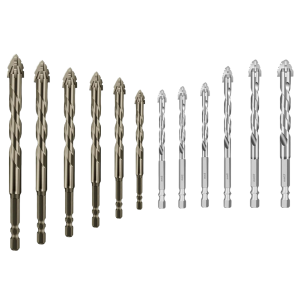 6PCS 4-Blade Saw Tooth Eccentric Drill Bit Hard Alloy Four-Edge Serrated Drill Bits High-Strength Sawtooth Drill Bit 4/5/6/8/10/12mm for Wood/Concrete [Winnereco World]