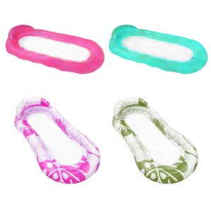 【Outdoor】Mattress Mattress Portable Water Hammcok Lounger PVC พับเก็บได้พร้อมกับ Backrest ที่แขนฤดูร้อนปาร์ตี้ชายหาดสำหรับผู้ใหญ่