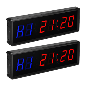 Compact Exercise Timer with Remote Control for Fitness Training Digital Count Down/Up Clock Durable Material Easy to Use for Gym and Outdoor Sports
