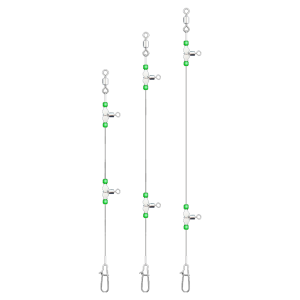 Night Glow Fishing Leaders Fishing Leader Line 360 Degree Rotating Fishing Front Guide Line for Connect Lures Hooks