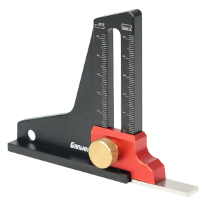 【New Arrival】 Woodworking Height Gauge Adjustable Height Depth Measuring Tool Dual Scale for Milling Cutter Trimming Machine Saw Blade