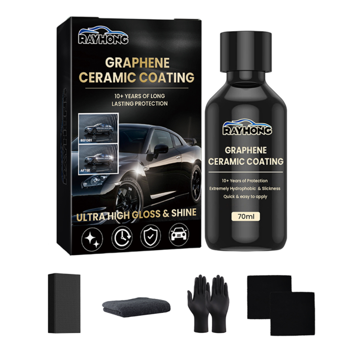 Graphene Ceramic Coating 70ml Car Surface Protection Solution UV ...