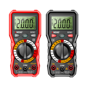 Winnereco 2000 Counts Smart Digital Multimeter Resistance Capacitance Handheld Smart Multimeter DC AC Voltage Battery Powered High Precision Electrical Tools