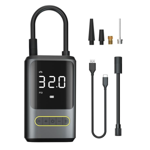 Ueblock✈Car Wireless Air Pump with Light Portable Car Inflator Pump Power Display Bicycle Air Compressor for Car Tires