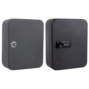 Reliable Security Safe with Combination Lock Wall Mount 20 Key Hooks for Home and Business Security