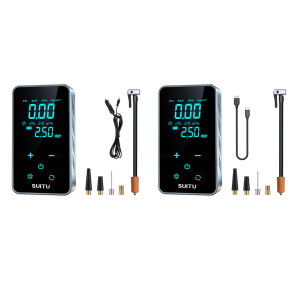 Winnereco Smart Air Compressor LCD Display Wireless Air Compressor High Precision Electronic Inflatable Pump 1800MAH for Motorbike Vehicle Balls