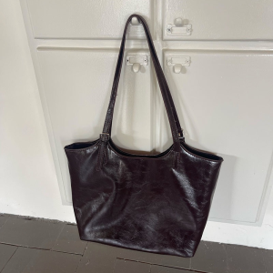 Tote Bag for Women Soft Leather Simple Shoulder Bag PU Leather Shoulder Bag for Work School Shopping