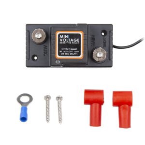 Winnereco Dual Battery Isolator 12V 50A Mini Voltage Sensitive Relay Dual Battery Smart Isolator for Car ATV UTV Boats RV Truck