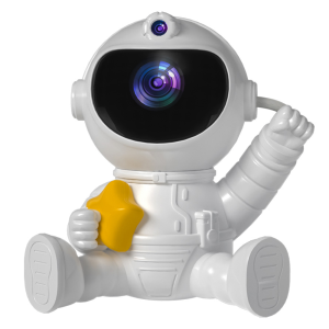 Kids Room Fairy Lights Galaxy Night Light with Astronaut Projector Colorful Starry Sky Decor
