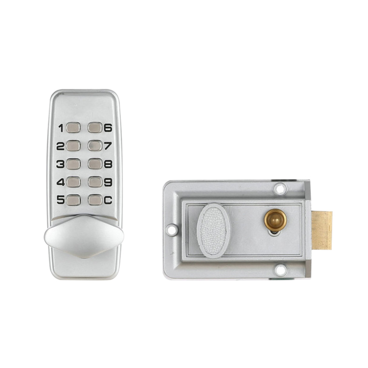 Waterproof Code Lock Waterproof Mechanical Digital Door Lock Button Keypad Keyless Code Lock ...