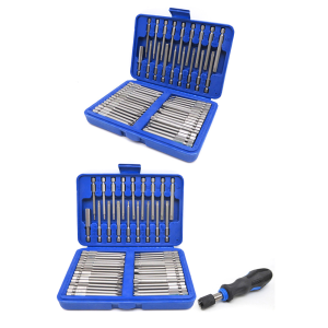 Winnereco 50 ชิ้น 75 มิลลิเมตรความปลอดภัยไขควง Bits Torx Star Hex Slotted Phillips