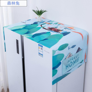 Double door refrigerator cover dust cover washing machine dust cloth cover microwave single door refrigerator cover cover