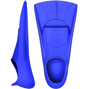 Swimming fins mens and womens freestyle breaststroke silicone short fins lightweight diving equipment for adults and children