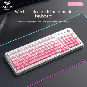 Aula | 3-Mode Wireless Bluetooth Slim Beautiful Keyboard 98 Keys