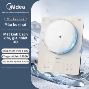 Midea | Bếp Từ Platinum Diamond Công Suất Cao 2200W Tiết Kiệm Năng Lượng Đa Chức Năng Dùng Trong Nhà Bếp