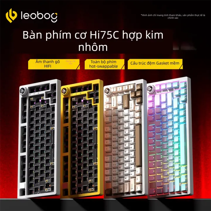 LEOBOG Hi75C Bàn Phím Cơ Không Dây 87 Phím Bluetooth 3 Chế Độ Hot-Swappable RGB Dành Cho Game và Làm Việc | BigBuy360 - bigbuy360.vn LEOBOG Hi75C Bàn Phím Cơ Không Dây 87 Phím Bluetooth 3 Chế Độ Hot-Swappable RGB Dành Cho Game và Làm Việc | BigBuy360 - bigbuy360.vn