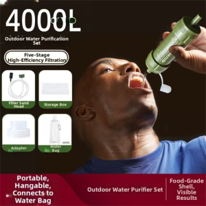 PATGEAR | Emergency Portable Water Filter Activated Carbon