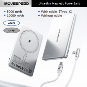 MOVESPEED | 5000mah / 10000mah Ultra-thin Magnetic Power Bank