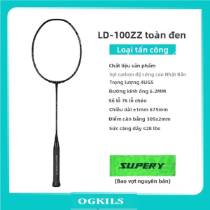 OGKILS | Vợt Cầu Lông Chuyên Nghiệp Sợi Carbon Màu Mới