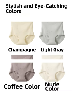 AIMO | High Waist Tummy Control Buttock Lifting Seamless Ice Silk Underwear