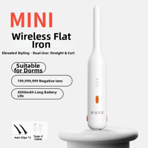 RUSE | Wireless Portable Mini Straightening and Curling Iron
