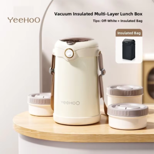 YeeHoO KIDS | Baby Food Insulated Lunch Box Portable Stainless Steel