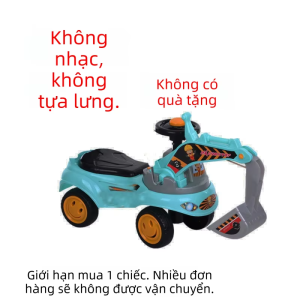 JIFANPAUL | Xe Đồ Chơi Mô Phỏng Máy Xúc Có Thể Ngồi và Đào
